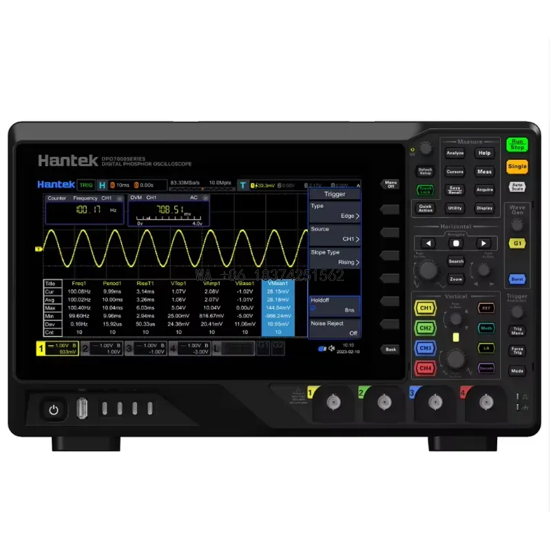 Wmwmnu pour oscilloscope numér - Digital Storage Oscilloscope 4 Channel 100Mhz avis et prix